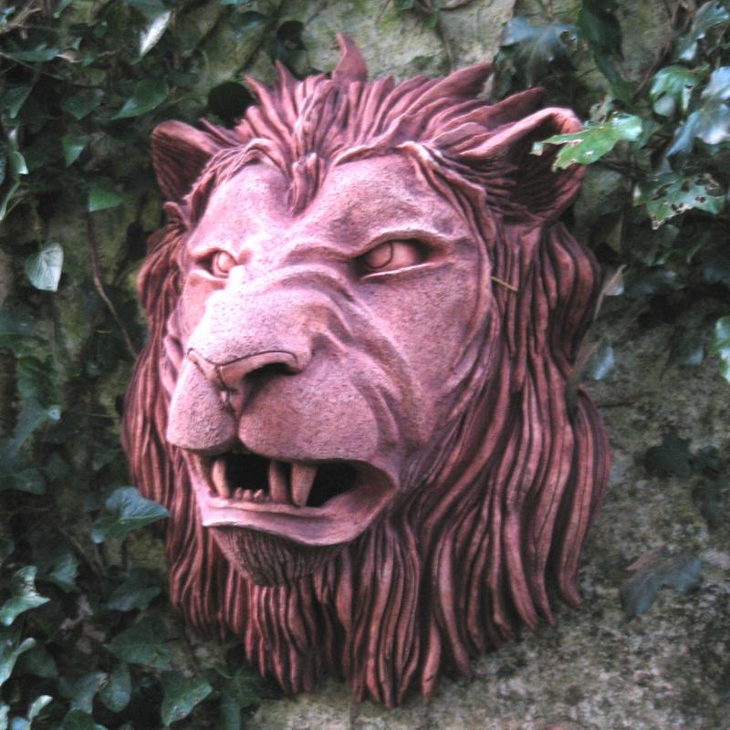 Lion II lion head on wall