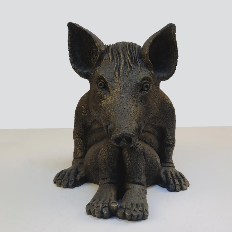 pig demon bronze