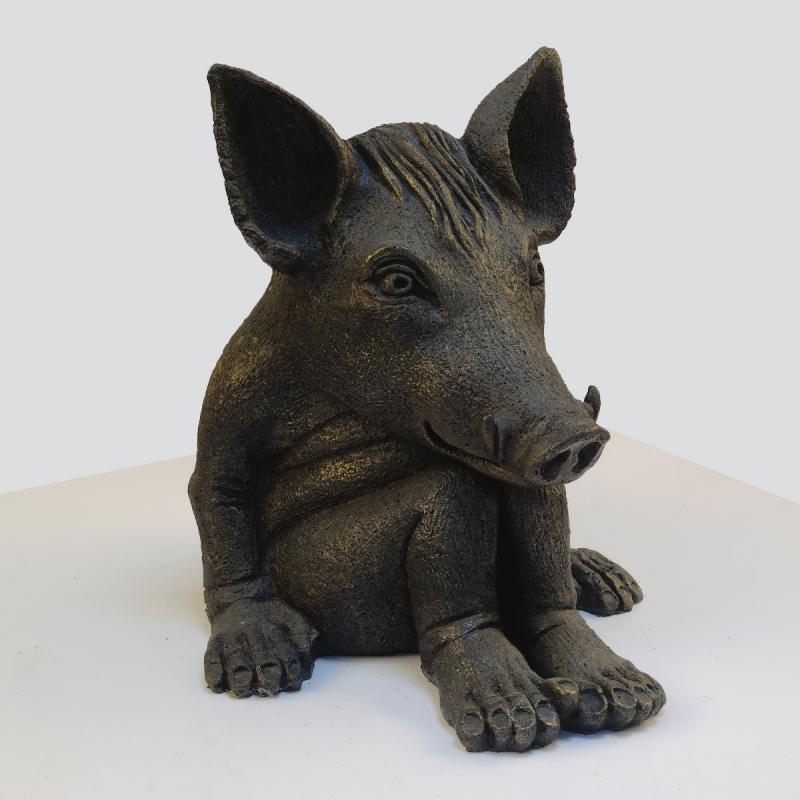 pig demon bronze