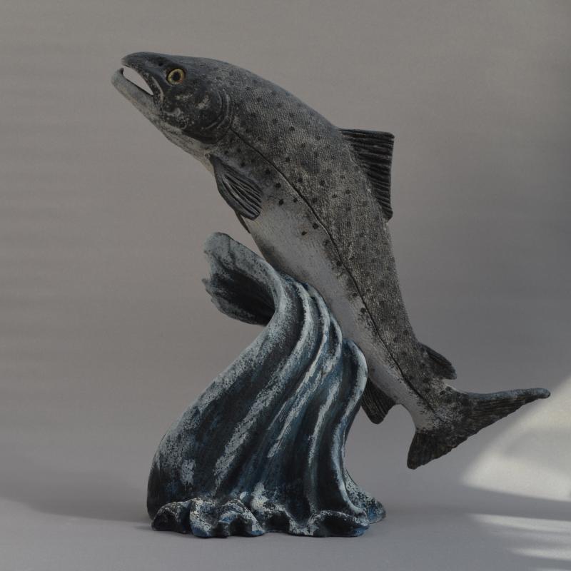 leaping salmon