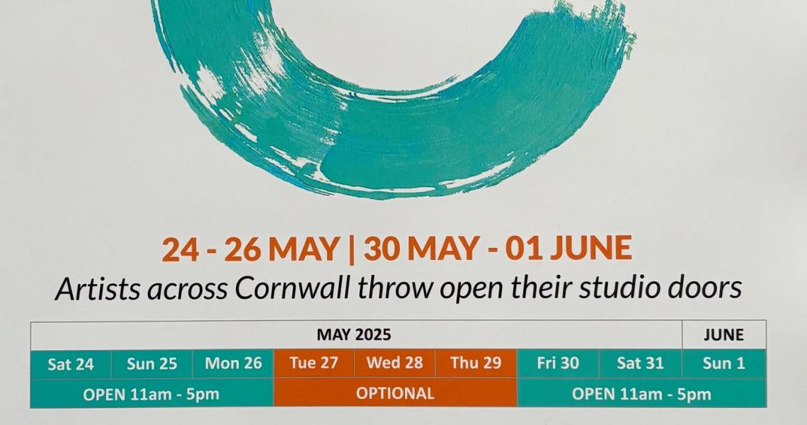 Cornwall Open Studios 2025 poster