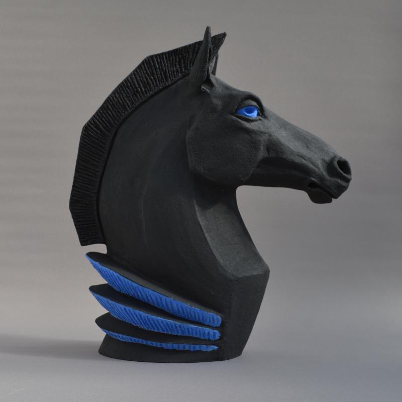 black kinght horse