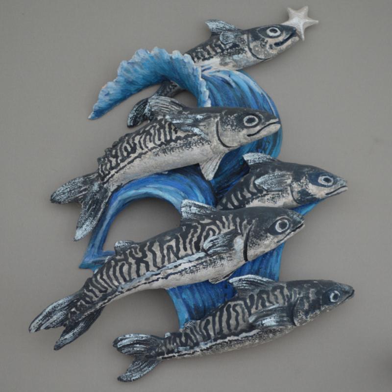 leaping blue mackerel